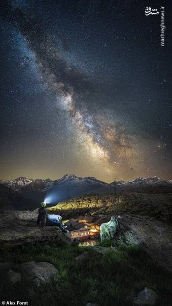  عکس آسمان پر ستاره واقعی