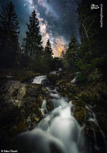  عکس آسمان پر ستاره واقعی