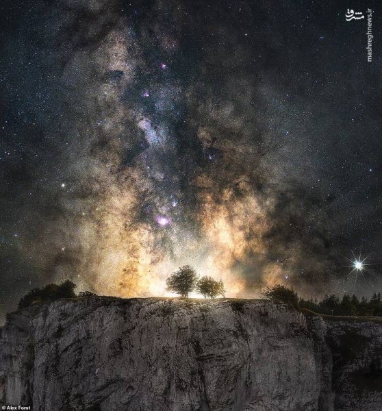  عکس آسمان پر ستاره واقعی