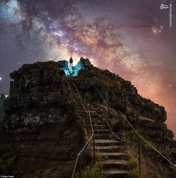  عکس آسمان پر ستاره واقعی