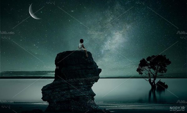  عکس ستاره واقعی در شب از نزدیک