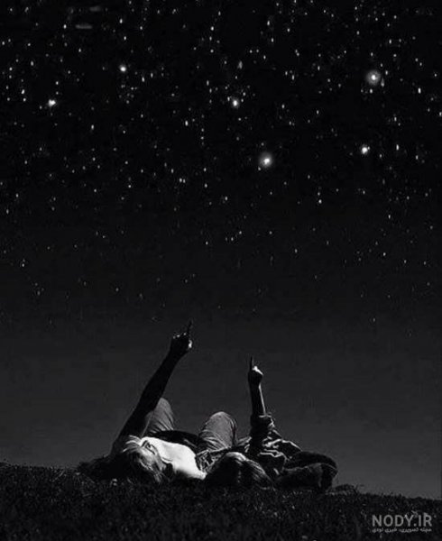  عکس ستاره واقعی در شب از نزدیک