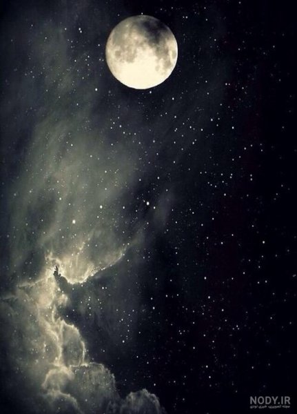  عکس ستاره واقعی در شب از نزدیک