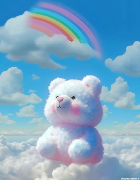 عکس ابر فانتزی صورتی