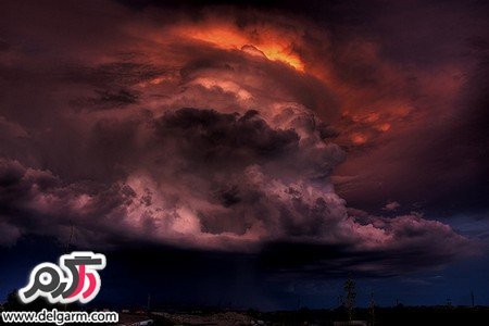  عکس ابر های ترسناک
