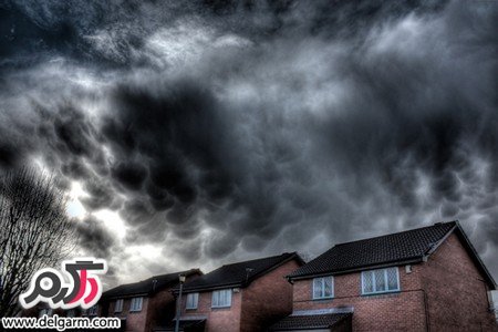  عکس ابر های ترسناک