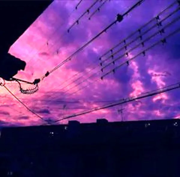  عکس آسمان صورتی و بنفش