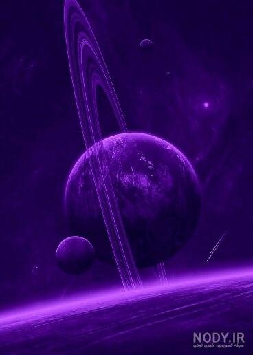  عکس آسمان صورتی و بنفش