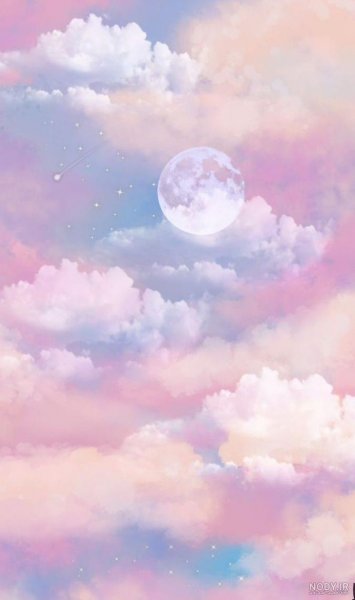  عکس آسمان صورتی و بنفش