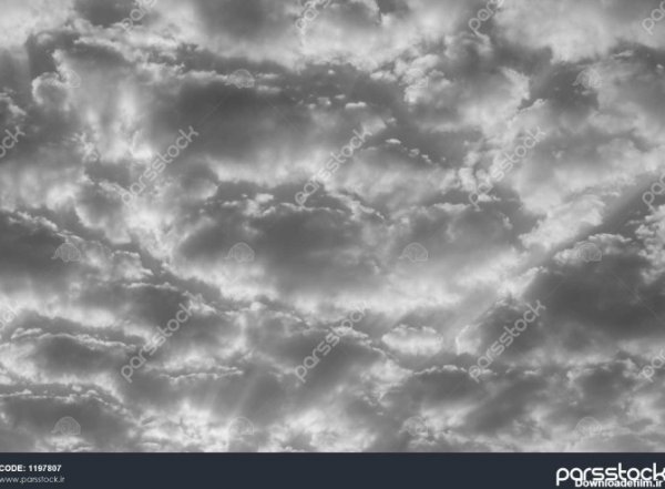  عکس ابر سیاه و سفید