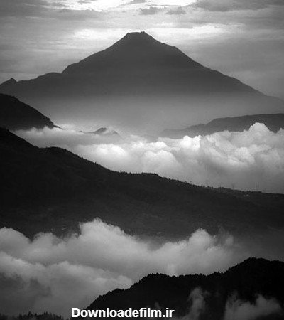  عکس ابر سیاه و سفید