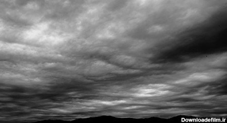  عکس ابر سیاه و سفید