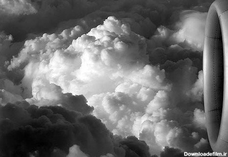  عکس ابر سیاه و سفید