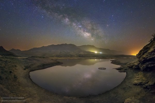  عکس اسمان کویر در شب