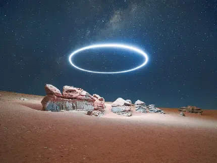  عکس اسمان کویر