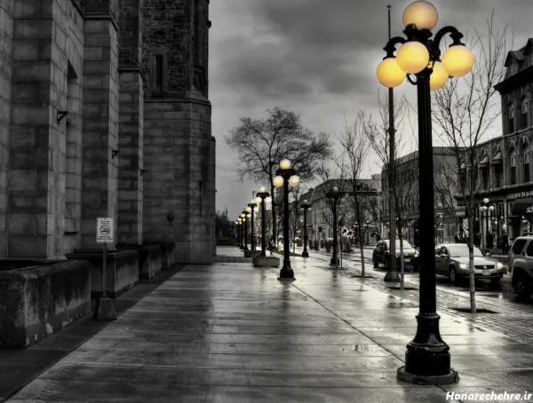 عکس آسمان ابری غمگین