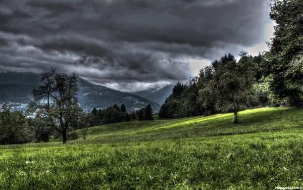  عکس آسمان ابری غمگین