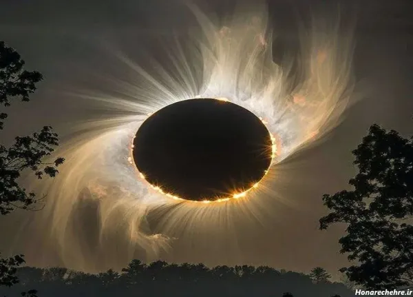  عکس ماه گرفتگی کامل