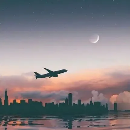  عکس از داخل هواپیما برای استوری