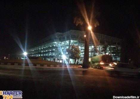  عکس هواپیما در شب فرودگاه