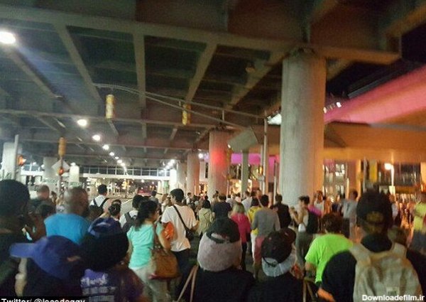 عکس فیک هواپیما در شب