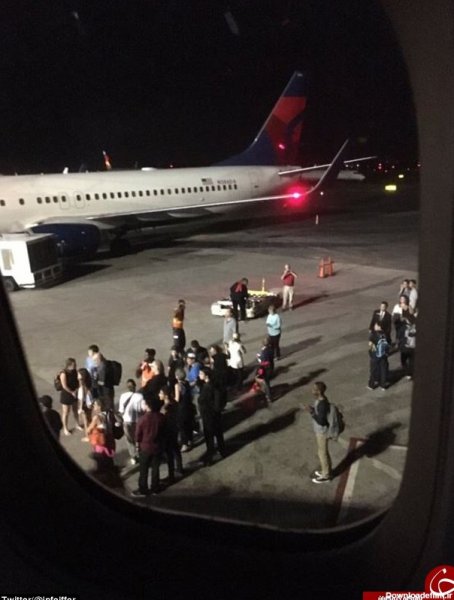  عکس فیک هواپیما در شب