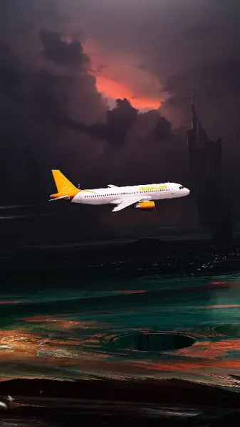  عکس هواپیما در شب