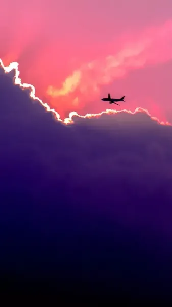  عکس هواپیما در شب