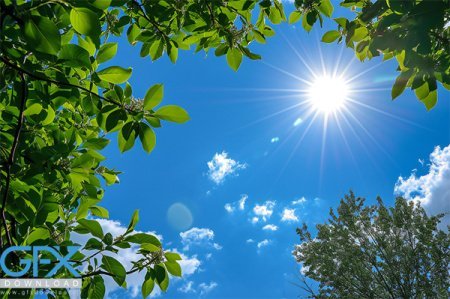  عکس اسمان با خورشید