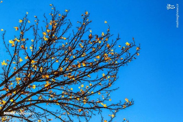  عکس آسمان پاییزی