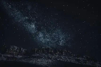  عکس آسمان پرستاره کویر