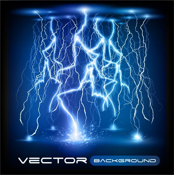  عکس رعد و برق قرمز