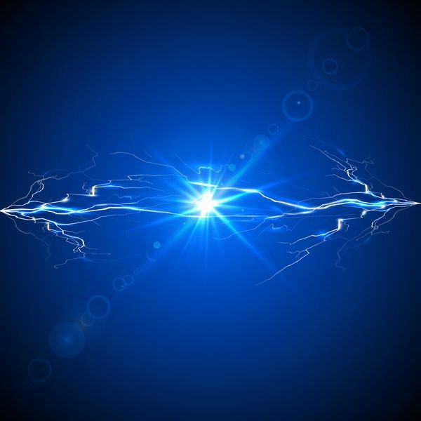  عکس رعد و برق قرمز