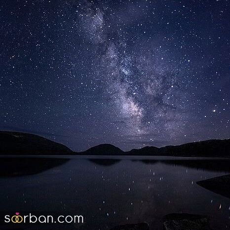  عکس آسمان تو شب