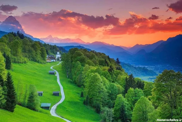  عکس آسمان و جنگل