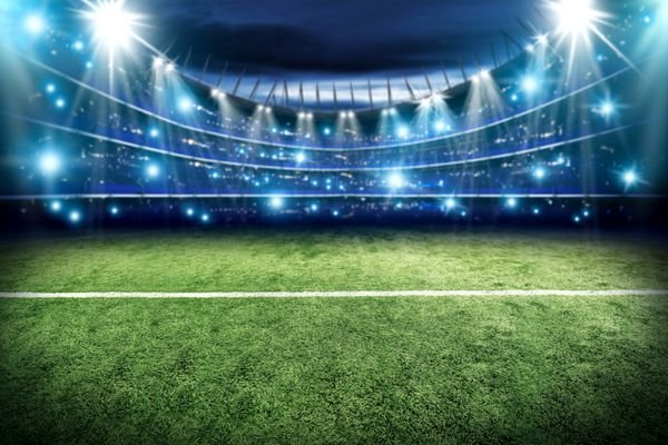  عکس زمین فوتبال با بازیکنان