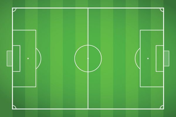  عکس زمین فوتبال با بازیکنان