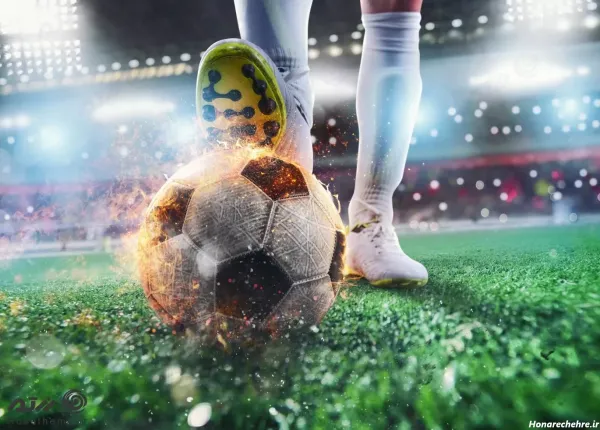  عکس زمین فوتبال از پایین