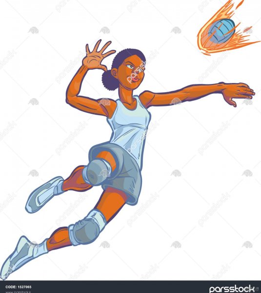  عکس دختر والیبالیست فانتزی