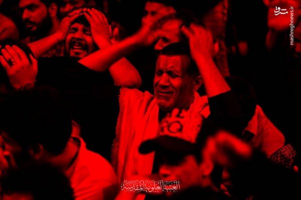  عکس حرم امام علی در شب