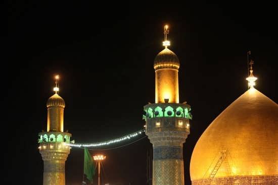  عکس حرم امام علی با نوشته