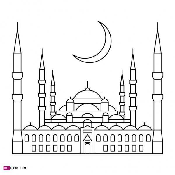  نقاشی مسجد النبی آسان