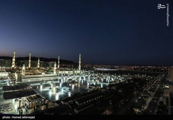  عکس مسجد النبی و قبرستان بقیع