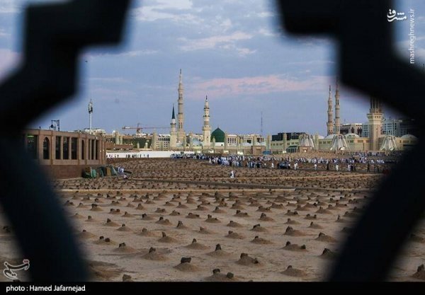  عکس مسجد النبی و قبرستان بقیع