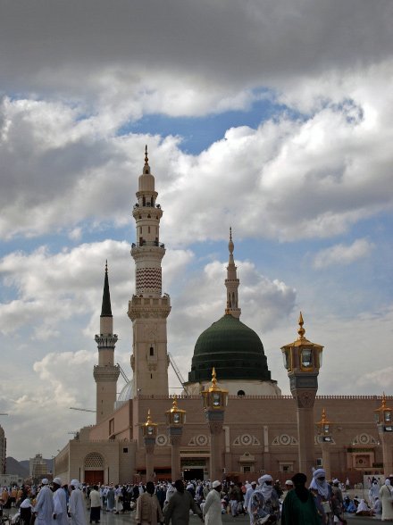 عکس مسجد النبی نمای بیرونی