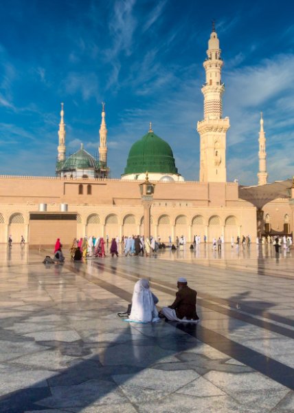  عکس مسجد النبی نمای بیرونی