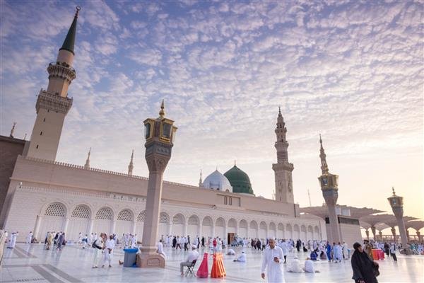  عکس مسجد النبی در شب