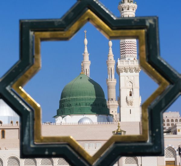  عکس مسجد النبی در شب