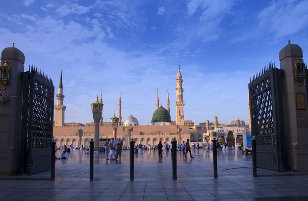  عکس مسجد النبی در شب