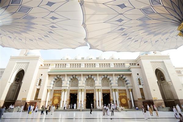  عکس مسجد النبی در شب